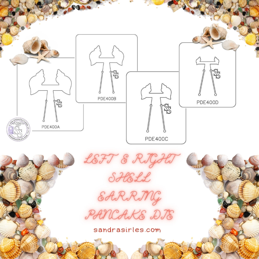 PANCAKE DIE PDE400 EARRINGS SHELL